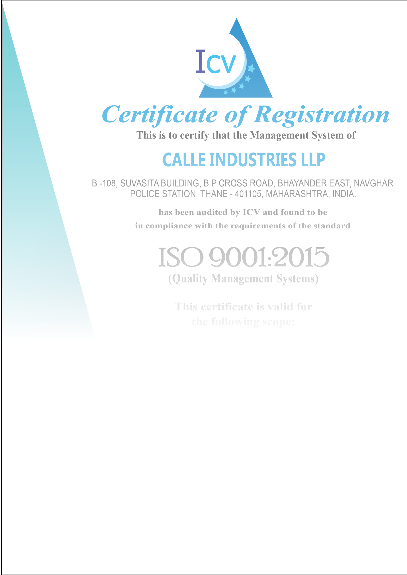 Certificate 1
